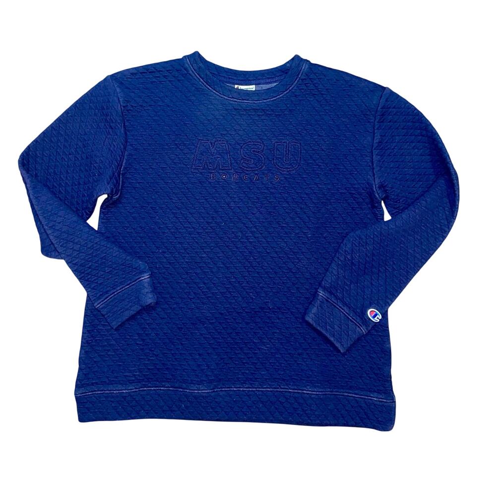 Champion Michigan State University MSU Men’s Crewneck Sweatshirt Blue Size S